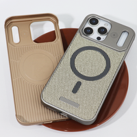 Étui de luxe en cuir rigide magnétique pour iPhone 17 16 15 14 Pro, compatible avec le chargement sans fil et antichoc