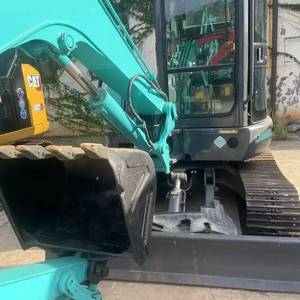 Excavatrice Kobelco SK55 d'occasion de 5 tonnes, modèle 2020, moteur d'origine japonais, boîte de vitesses, pompe, roulement - noyau inclus, excavatrice à chenilles hydraulique - Product Image 6