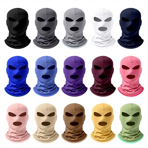 Balaclava Nik Ski <span class=keywords><strong>Masque</strong></span> coupe-vent en velours uni à trois trous, <span class=keywords><strong>masque</strong></span> de <span class=keywords><strong>moto</strong></span> à visage ouvert, <span class=keywords><strong>masque</strong></span> chaud pour le visage entier - Product Image 1