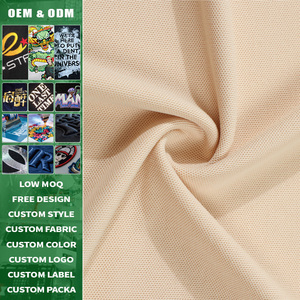 Chemises à manches coupées respirantes en coton/polyester double fil 210 GSM 40S à longues fibres, tricotées et imprimées par transfert thermique, personnalisées de qualité supérieure - Product Image 2