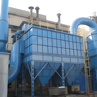 Colector de Polvo Industrial de Alta Temperatura con Filtro de Bolsas de Pulso por Chorro para Calderas de Leña, Carbón y Biomasa
