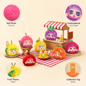 Oferta Especial: Caja Sorpresa con Muñecos de Peluche de Frutas, 6 Piezas de Diferentes Estilos, Regalos de Peluche para Niños - Product Image 3