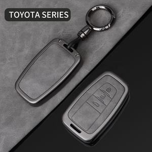 Logotipo personalizado 3 botones <span class=keywords><strong>Smart</strong></span> Remote <span class=keywords><strong>Car</strong></span> <span class=keywords><strong>Key</strong></span> Shell Aleación de cuero Reemplazo de llaves Fob Case Cover - Product Image 2