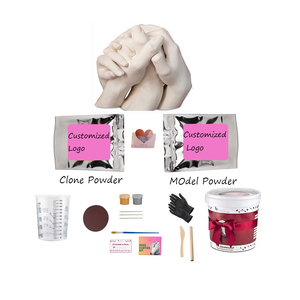 Mains coulée bricolage Kit de <span class=keywords><strong>moulage</strong></span> Couples adulte enfant kit de coulée à la <span class=keywords><strong>main</strong></span> argile artisanat mariage amis kit de fonte à la <span class=keywords><strong>main</strong></span> - Product Image 2