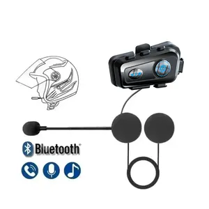 Capacete de motocicleta Bluetooth Headsets moto capacete motocicleta com bluetooth 5.3 Smart 1000 mAh capacete headset