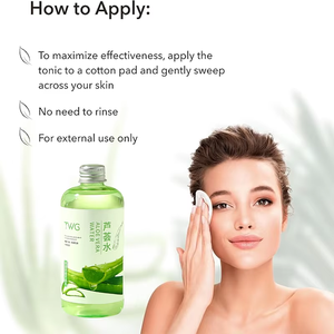 Tonique hydratant pour le visage TWG RTS à l'aloe vera, tonique apaisant pour le soin <span class=keywords><strong>de</strong></span> la peau du visage, réparation <span class=keywords><strong>de</strong></span> la peau, hydratation, tonique pour la peau à l'aloe vera - Product Image 5