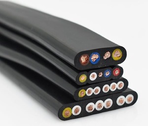 Cable plano flexible blindado de par trenzado para ascensores y equipos mecánicos telescópicos, OEM, 8 núcleos, 26AWG, cables planos RJ - Product Image 3