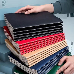 Buku Catatan B5 Tebal Jurnal Pelajar Buku Tulis Garis Horizontal Sederhana Ukuran A5 Sampul Kulit Grosir Buku Latihan - Product Image 1