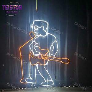 Décoration artistique plate de Noël personnalisée avec éclairage LED pour des scènes de fêtes uniques, des espaces publics et des présentoirs de marques - Product Image 4