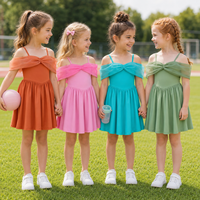 Vestido de Yoga para Niñas, Certificado por CPC y CPSIA, al por Mayor, de Nailon y Spandex, para Fiestas, Boutique