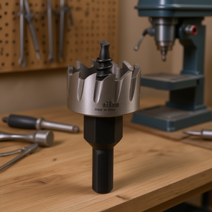 Scie cloche HSS Ttake 38 mm fabriquée en Italie pour le perçage du bois et du métal - Product Image 3