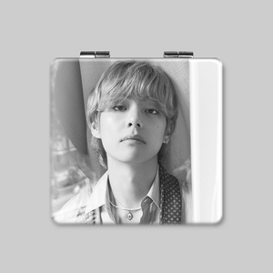 All'ingrosso KPOP Idol Bangtan ragazzi V <span class=keywords><strong>Taehyung</strong></span> Reve Double-face quadrato pieghevole portatile specchio per il trucco - Product Image 6