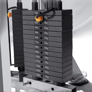 Ev spor salonu için toptan ticari fitnes ekipmanları aksesuarları çelik ağırlık yığını plakaları - Product Image 5