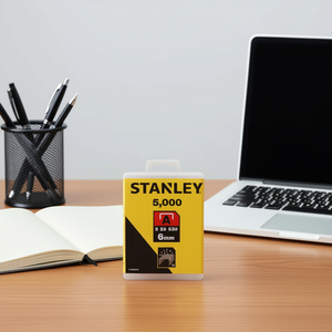 Grapas Stanley Tipo A de 6 mm, 5000 Unidades, Recubiertas de Zinc, para Uso en Oficina - Product Image 3