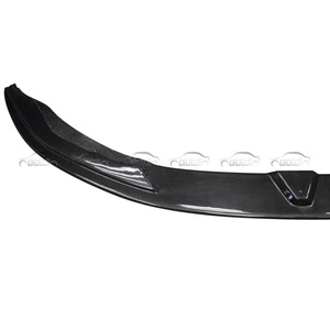 Front Bumper Lip Carbon Fiber Chin Spoiler Winglet <b>Splitters</b> for BMW F82 F83 M4 F80 M3 PSM Style - Product Image 6
