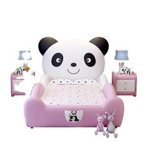 <span class=keywords><strong>Lit</strong></span> pour enfant <span class=keywords><strong>garçon</strong></span> fille, mobilier de chambre d'enfant, lits pour enfants modernes de haute qualité, bleu et rose, <span class=keywords><strong>lit</strong></span> en cuir pour enfant dessin animé simple - Product Image 5