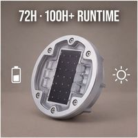 OEM ODM Balise routière LED encastrée en aluminium, cinq couleurs, à lumière constante ou clignotante, IP68, pour parcs industriels