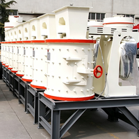 Concasseur vertical à faible production de poussière pour usine de pierre, machine de concassage fin, conception écologique et économe en énergie