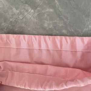 Sac à Cordon en Toile de Coton et Lin Personnalisé pour Cadeau, Sac à Maquillage Anti-Poussière Rose, Sac en Coton à Cordon pour Chaussures et Voyage - Product Image 4