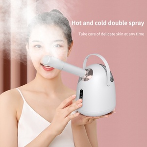 New Arrivals 2023 Portable Home Beauty SPA Face Steamer 2 in 1 Hot and Cold Nano Ionic Facial Steamer Products - Product Image 3