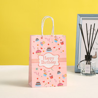 Sac cadeau en papier personnalisé pour fête d'anniversaire, fête de naissance, décoration de fête, pochette pour bonbons et biscuits