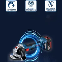 Meuleuse d'angle sans fil Bosch GWS 18V-8 Professional 18V M10 100 mm, machine de découpe sans balais, 11 000 tr/min, outils électriques