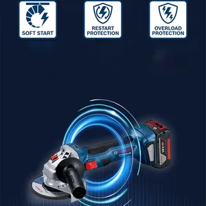 <span class=keywords><strong>Smerigliatrice</strong></span> Angolare a Batteria <span class=keywords><strong>Bosch</strong></span> <span class=keywords><strong>GWS</strong></span> 18V-8 Professional 18V M10 100mm Brushless, Macchina da Taglio 11.000 giri/min, Utensile Elettrico - Product Image 4