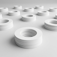 Joint d'étanchéité en PTFE de qualité supérieure, résistant à la corrosion chimique, résistant à la chaleur, de qualité alimentaire, joint industriel