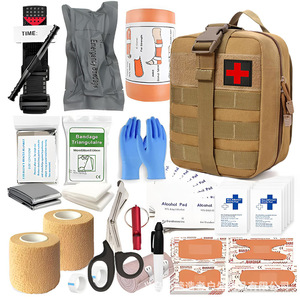 Kit de Supervivencia Profesional para Exteriores, Kit de Emergencia DIY, Herramientas Tácticas SOS, Linterna, Manta, Pulseras, Hacha, Pala, Compacto - Product Image 4