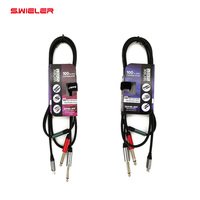Maßgefertigtes HiFi-Audiokabel Typ C auf 6,35mm Klinkenstecker Adapter Stereo-Verstärker Mobiltelefon-Mixer-Verbindung USB-C auf 6,35mm Kabel 2M