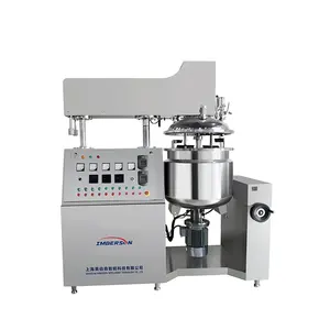 IMBERSON IME-A 300L With hydraulic lift vacuum homogenizing emulsifier soap shower gel shampoo production equipment