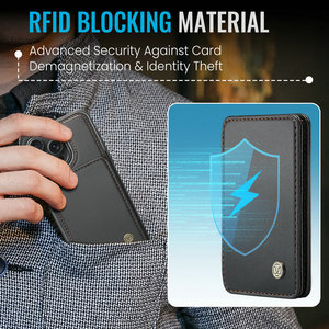 Nouvelle coque de smartphone magnétique détachable de luxe pour iPhone 16 Pro 14 13 12 <span class=keywords><strong>11</strong></span> avec protection RFID 2 en 1 pour iPhone 15 Pro - Product Image 6