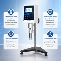Präzisions-Xanthangummi-Viskosimeter Digitaler Rotationsviskositätstester PXDV W 18 Serie für Ketchup- und Saucenmischung