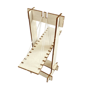 Kit d'ingénierie DIY Modèle de Pont à Câbles en Bois Hanwenge – Jouet de Construction STEM pour l'Apprentissage de la Mécanique Structurelle pour Enfants - Product Image 4