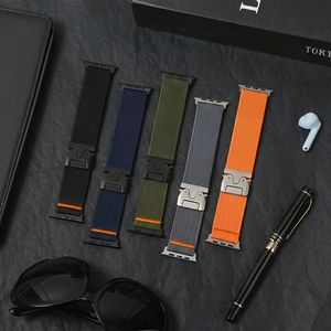 Correa de Nailon Premium para <span class=keywords><strong>Apple</strong></span> <span class=keywords><strong>Watch</strong></span> Series 11 10 46mm 42mm Series 9 <span class=keywords><strong>8</strong></span> <span class=keywords><strong>45mm</strong></span> 41mm SE 3 2 Ultra 3 2, Correa Deportiva Tejida para Hombre y Mujer - Product Image 2