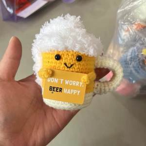 Boneka Rajut Grosir Penyemangat Energi Positif, Boneka Hewan Sayuran Crochet untuk Penyemangat Emosi, Dekorasi Boneka Kentang - Product Image 6