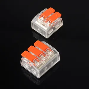 JINH-Terminal de conexión de Cable, conector de Cable 2, naranja, mini, rápido