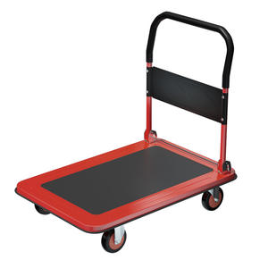 आसान भंडारण के लिए फोल्डेबल और उच्च क्षमता वाले पीले स्टील औद्योगिक ट्रॉली के साथ 360 डिग्री के लिए फोल्डेबल स्टील औद्योगिक ट्रॉली के साथ - Product Image 4