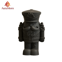 Bougie Figurine Soldat Roi, Sculpture Humaine Réaliste Taille Réelle, Statue en Cire de Paraffine pour Décoration Intérieure / Cadeau de Fête