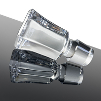 Vente en gros de carafe à whisky de haute qualité carafe en verre de différents styles pour la boisson alcoolisée tequila vodka brandy