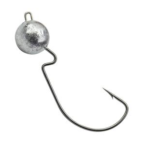 Hameçon Chuan Pin She Crank Jig Head renforcé à tête large et barbelé pour la pêche au bar en eau douce en rivière - Product Image 2