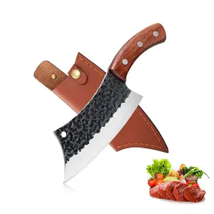 热卖厨房烹饪工具不锈钢切肉刀骨刀鱼片刀屠夫切肉刀