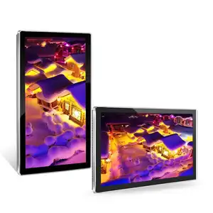 32 นิ้ว Wall Mount Android WIFI ป้ายดิจิตอล LCD หน้าจอโฆษณาจอแสดงผลเครื่องเล่นวิดีโอ