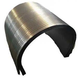 High-Performance Customized Zinc Coated Steel Conveyor Cover Belt Shield for Concrete Plant New and for Retail Industry