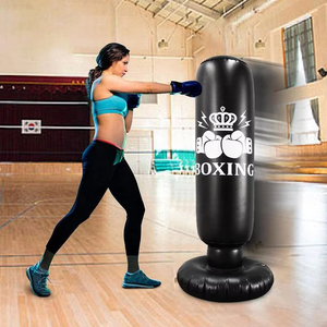 Индивидуальная боксерская грушка высокого качества, свободно стоящая надувная боксерская грушка для тренировок - Product Image 3