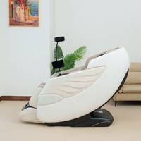 Silla de Masaje Multifuncional de Gravedad Cero de Estilo Moderno, Manipulador 4D, 24 Programas, Control por Pantalla Táctil, Masaje Corporal Completo