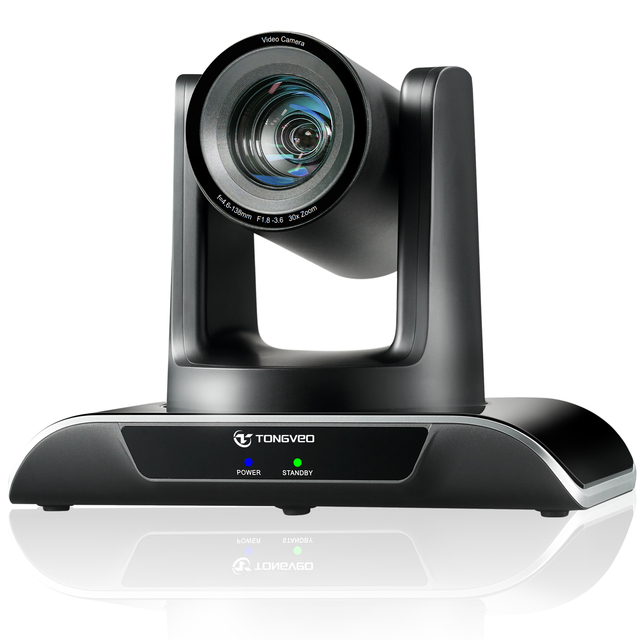 AI Auto Tracking Tongveo 30x Optical Zoom NDI PTZ Conference Camera for Video Conferencing Live Streaming