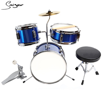 Children Beginner Playing Percussion Musical Instrument 3-Piece Kids Drum Set