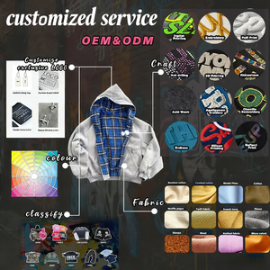 Мужская толстовка оверсайз свободного кроя из плотного френч-терри на молнии, двусторонняя, 100% хлопок - Product Image 4