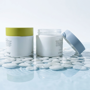Tarros de vidrio esmerilados con tapas para cosméticos: mascarillas faciales, exfoliantes corporales, cremas para ojos y cuidado de la piel (5g, 15g, 1oz, 2oz, 50g, 100g, 4oz, 200g) - Product Image 1